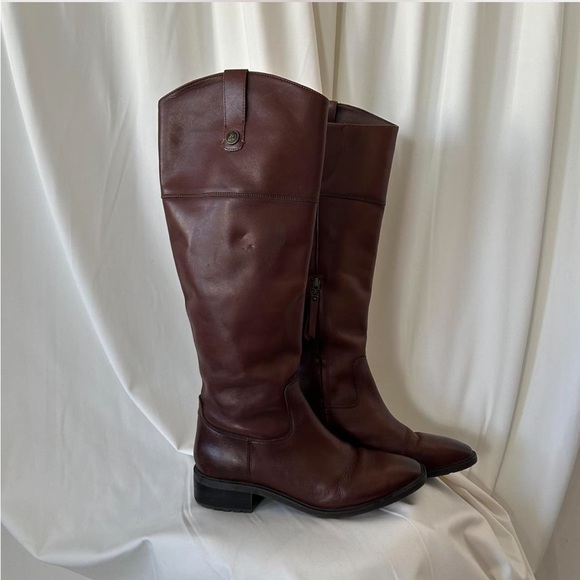 SAM EDELMAN Women Drina
Brown Leather Tall Riding Boots Shoes size 8M. - Picture 5 of 8